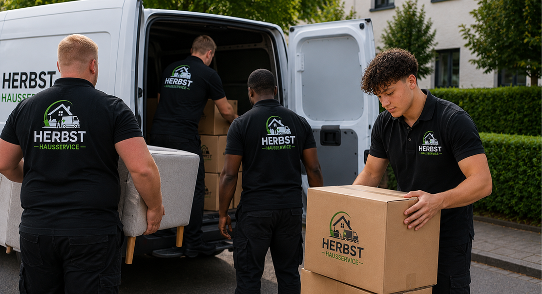 Herbst Hausservice Team im Einsatz